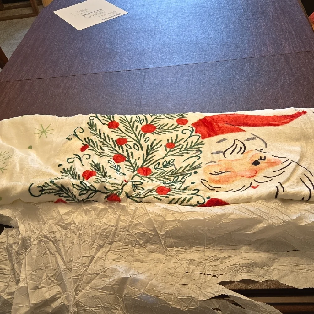 Hallmark Soft White Polyester Blanket